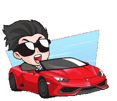 Car Driving Sticker by Sharich Health