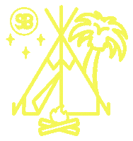 surfing shaka Sticker by SURFBLEND