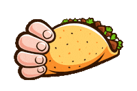 tacoselunico food mexico eating eat Sticker