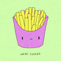 Oh No Fries GIF