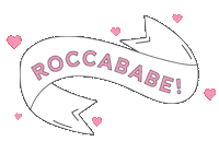 Pink Babe Sticker by Roccabox