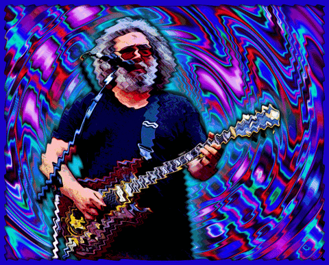 Jerry Garcia GIF by Steve Konklin