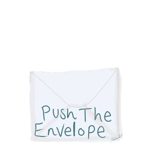 safranaArt envelope flowers pushtheenvelope letter loveletter Sticker