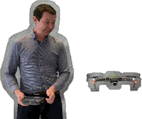 CliqMediaMarketing drone cliq media and marketing Sticker