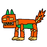 Cat Robot Sticker by Mr Tronch