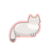 amarxntine cat kawaii kitty cutecat Sticker