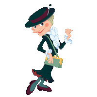 Cartoon Woman Sticker by Soyuzmultfilm
