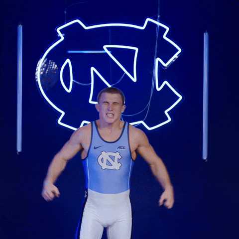 University Of North Carolina Wrestling GIF by UNC Tar Heels