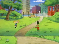 hey arnold nick splat GIF