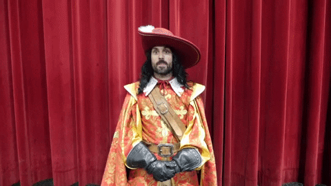 Musketeer Searching GIF by PuyduFou