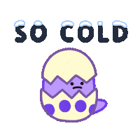 Freezing Winter Solstice Sticker by DINOSALLY