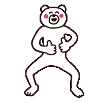 たかだべあ Ok Sticker by takadabear