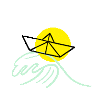 yello_de sunset wind surfing urlaub Sticker