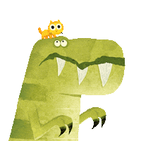 Excited Cute Cats Sticker by Chunk Factory HQ