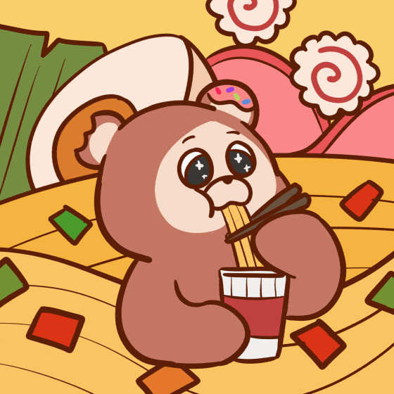 Ramen GIF by Beraji Bears