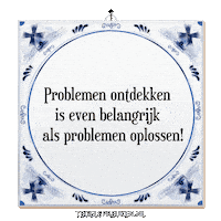 Nl Reflectie Sticker by Tegelspreuken.nl