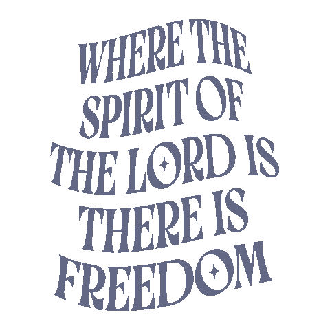 Freedom Christian Sticker by Elevated Faith
