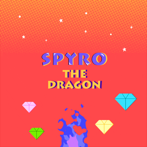 Happy Spyro The Dragon GIF