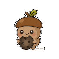 Nom Nom Eating Sticker