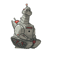 kaiju mecha Sticker by Bliss Editions