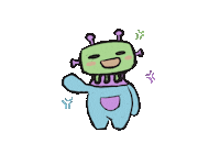 Happy Sticker Sticker