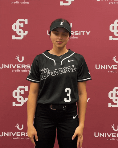 Santa Clara Softball GIF by Santa Clara Broncos