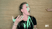 Scarlett Johansson Slime GIF by MTV Movie & TV Awards