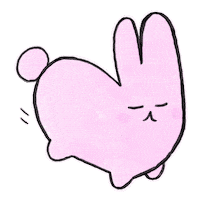 vonchons run bunny vonchons running bunny Sticker