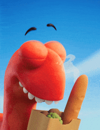 Hungry So Good GIF by Claynosaurz