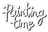 Beckiejbrown beckiejbrown painting time beckie0 Sticker