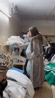 Pregnant Women Forced Into Bomb Shelter at Hospital in Kherson, Ukraine
