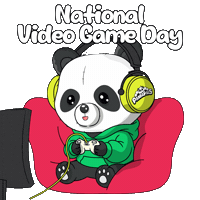 Video Game Fun Sticker by PandaPals