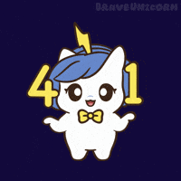 Excited 4-1 GIF by Brave Unicorn