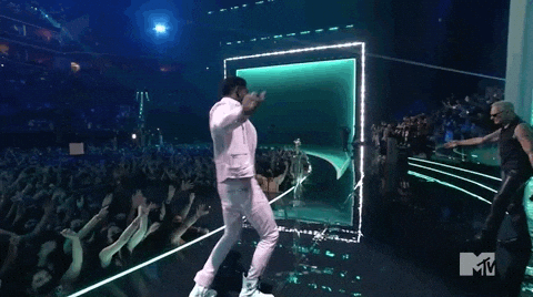 Happy Walking GIF by 2021 MTV Video Music Awards