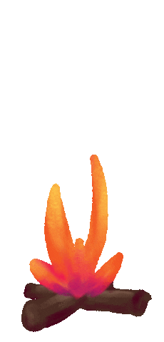 Fire Campfire Sticker
