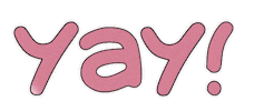 Pink Yes Sticker