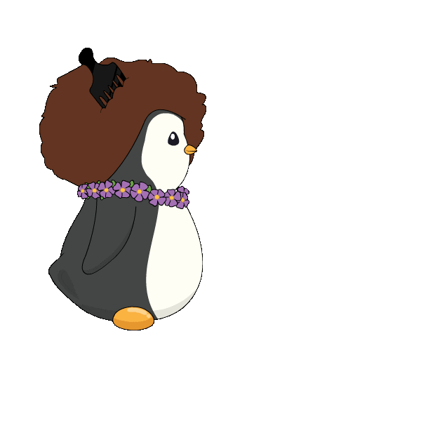 Coming On My Way Sticker by Pudgy Penguins