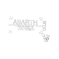abarthclubroma abarth club roma abarthclub roma Sticker