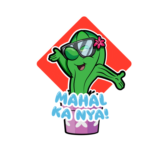 Cactus Love Sticker by Masarap Ba