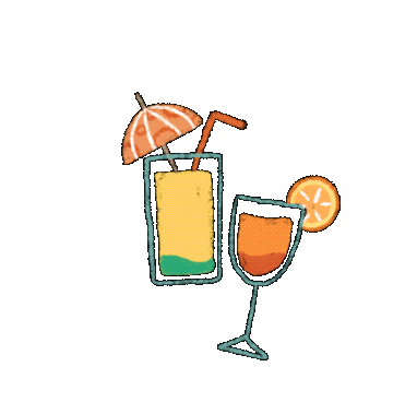 Drinks Cocktail Sticker by doodleanni