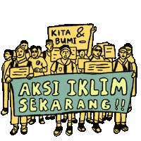 CerahIndonesia climatechange savetheplanet globalwarming climatecrisis Sticker