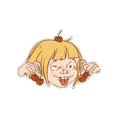 Girl Tongue Sticker by CHRISTOPH MIETHKE GMBH & CO. KG