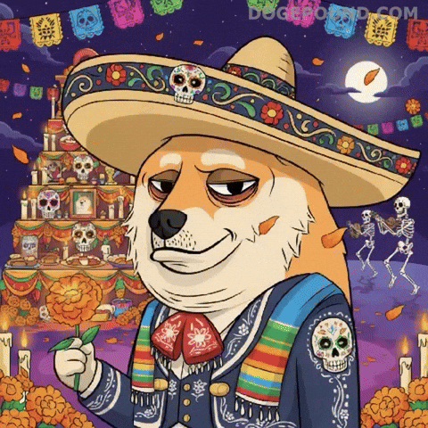 Day Of The Dead Mood GIF by Doge Pound