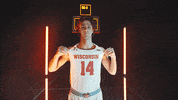 College Basketball Gilmore GIF by Wisconsin Badgers