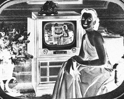 black and white television GIF by Feliks Tomasz Konczakowski