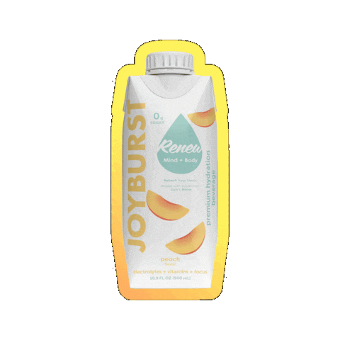 Peach Hydration Sticker by No Sugar Company