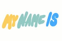 My Name Is Alphabet GIF by NdubisiOkoye