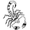 tttism tattoo scorpion tttism human hell Sticker