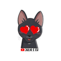 julioeeu love cat amor kitten Sticker