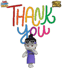 Thanks Thank You Sticker by Zhotcita